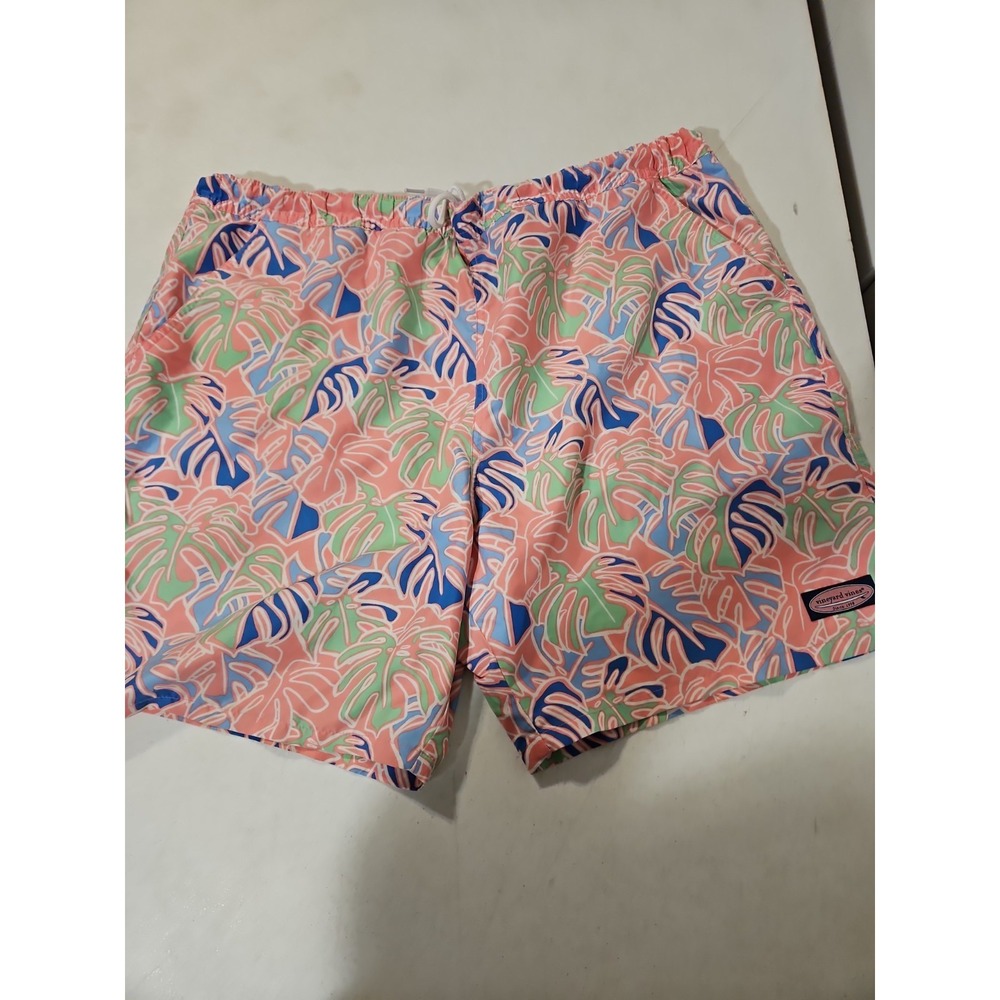 Vineyard Vines Swim Trunks Mens XL‎ Hawaiian Shorts Liner And Drawstring (1775